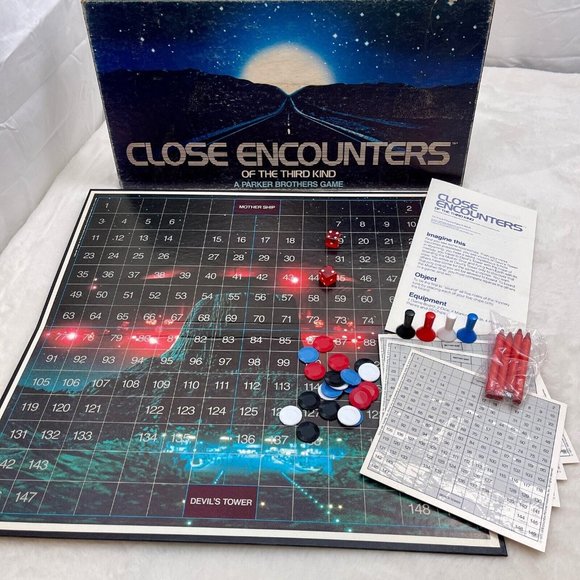 Vintage 1978 Close Encounters of the Third Kind Game Parker Bros 100% Complete